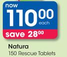 Natura 150 Rescue Tablets-Each