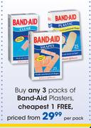 Band-Aid Plasters-Per Pack