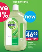 Dettol Disinfectant Liquid-750ml Each