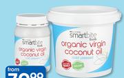 Clicks Smartlife Foods Organic Virgin Coconut Oil-1Ltr Each