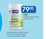 USN Apple Cide Vinegar 60 Capsules-Per Pack