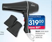 Wahl 2000 Watt Professional Hairdryer-Each