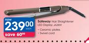 Safeway Hair Straightener LED Display JA3859-Each