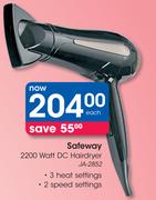 Safeway 2200 Watt DC Hairdryer JA-2852-Each