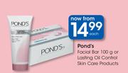 Pond's Facial Bar 100g Or Lasting Oil Control Skin Care Products-Each