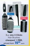Clicks Hair Brushes-Each