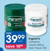 Ingram's Camphor Cream-500g Each