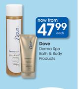 Dove Derma Spa Bath & Body Products-Each