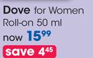 Dove Roll On For Women-50ml Each
