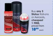 Status Roll Ons Or Aerosols-Each