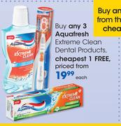Aquafresh Extreme Clean Dental Products-Each