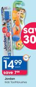 Jordon Kids Toothbrushes-Each