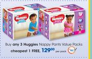 Huggies Nappy Pants Value Packs-Per Pack