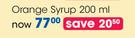 Viral Choice Junior Orange Syrup-200ml Each