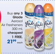 Glade Aerosol Air Fresheners-300ml Each