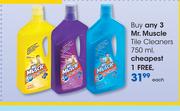  Mr.Muscle Tile Cleaners-750ml Each