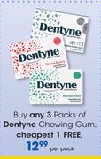 Dentyne Chewing Gum-Per Pack