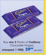 Cadbury Chocolate Fingers-Per Pack