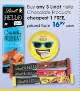 Lindt Hello Chocolate Products-Each