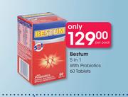 Bestum 5 In 1 With Probiotics 60 Tablets-Per Pack