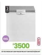 Defy 196L Nett Fridge Deep Freezer WHT DMF470/374/290 20-013