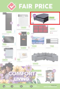 Fair Price : Comfort Living (30 April - 31 May 2025), page 1