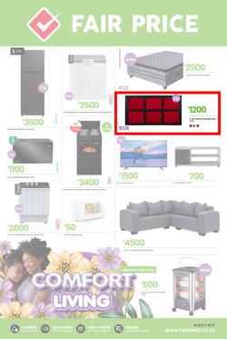 Fair Price : Comfort Living (30 April - 31 May 2025), page 1