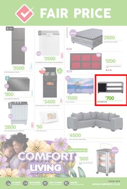 Fair Price : Comfort Living (30 April - 31 May 2025), page 1