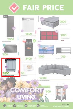 Fair Price : Comfort Living (30 April - 31 May 2025), page 1