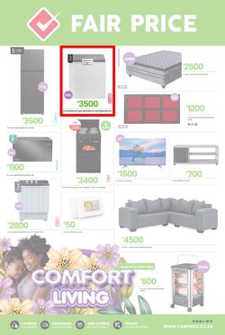 Fair Price : Comfort Living (30 April - 31 May 2025), page 1