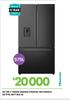 Hisense 575L Nett Blk French DR SS Fridge H760FSB-WD 20-581