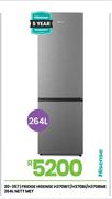 Hisense 264L Nett Met Fridge H370BIT/H370BI/H370BME 20-357