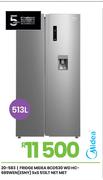 Midea 513L Nett Met SxS Fridge BCD530 WD HC689WEN (ESNY) 20-583