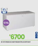 KIC 570L WHT Fridge Deep Freezer KCG570 20-137