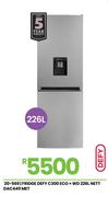 Defy 226L Nett Met C300 Eco + WD Fridge DAC449 20-569