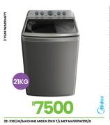 Midea 21Kg T/L Met Washing Machine MA500W210/G 22-338