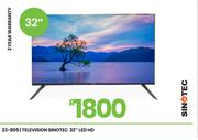 Sinotec 32" HD LED Television 23-805
