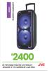 JVC 12" BT + Mic 30W Home Theatre Trolley Speaker XS-N4110PB 23-751