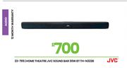 JVC 30W BT Home Theatre Sound Bar TH-N322B 23-795