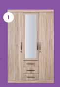 Valerie  2 DR Wardrobe 1-275
