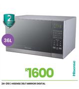 Hisense 36Ltr Digital Mirror Microwave 24-210