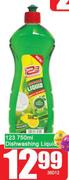 123 Dishwashing Liquid-750ml