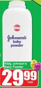 Johnson's Baby Powder-400g