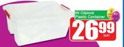 Cliplock Plastic Container 6L