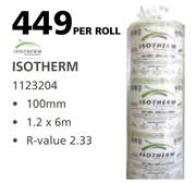 Isotherm-Per Roll