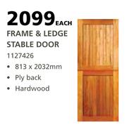 Frame & Ledge Stable Door-813 x 2032mm Each