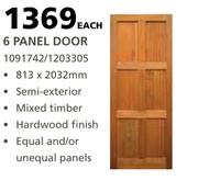 6 Panel Door-813 x 2032mm Each