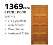 8 Panel Door-813 x 2032mm Each