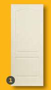 Swartland Deep Moulded Doors-2 Panel Classique-813 x 2032mm Each