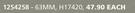 Barrel Bolt 63MM-Each